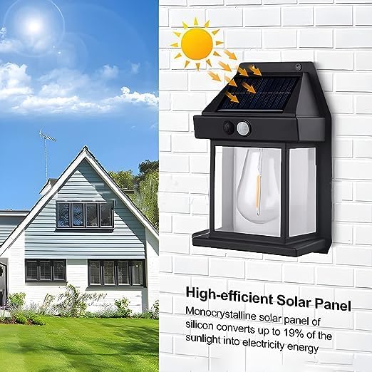Tungsten Bulb led Solar Outdoor Garden Wall Light with Sensor Wireless ip65 Solar Wall lamp-1 PIC Tungsten Bulb led Solar Outdoor Garden Wall Light with Sensor Wireless ip65 Solar Wall lamp-1 PIC